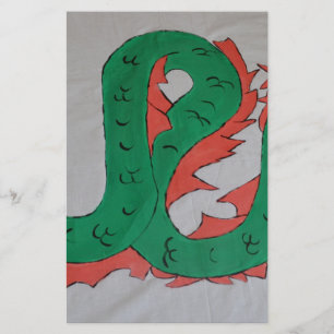 Chinese draak briefpapier
