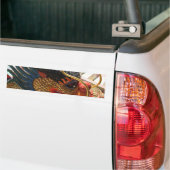 Chinese draak bumpersticker (Op Truck)