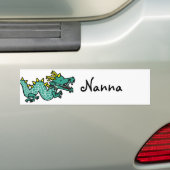 Chinese draak bumpersticker (Op auto)