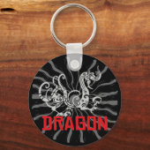 Chinese draak Chinese Zodiac Dragon Sleutelhanger (Voorkant)