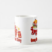 Chinese draak en Firecrackers Koffiemok (Center)