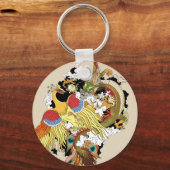 Chinese draak en tongvarken sleutelhanger (Voorkant)