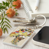 Chinese draak en tongvarken sleutelhanger (Voorkant Rechts)