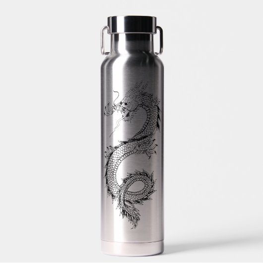 Chinese draak gepersonaliseerd waterfles (Voorkant)