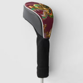 Chinese draak golfheadcover (Schuin)