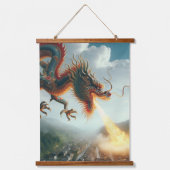 Chinese draak hangend wandkleed (Voorkant)