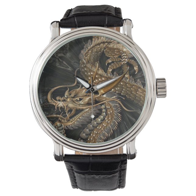 Chinese draak horloge (Voorkant)
