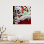 Chinese draak in Philadelphia Poster (Keuken)