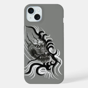 Chinese Draak in Tattoostijl iPhone 15 Plus Case