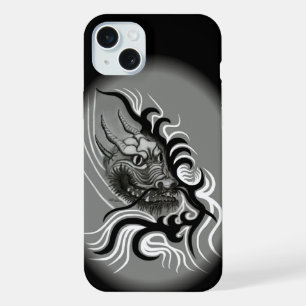 Chinese Draak in Tattoostijl iPhone 15 Plus Case