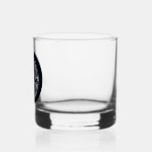 Chinese Draak in Zwart en Wit Persoonlijk Whisky Glas (Links)