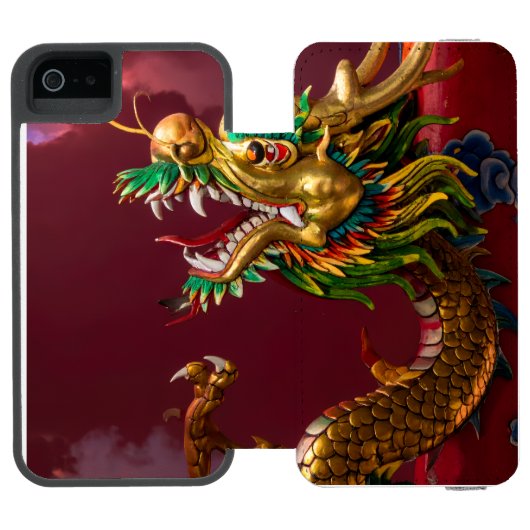 Chinese draak incipio iPhone portemonnee hoesje (Agenda Open)