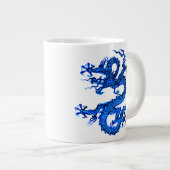 Chinese draak, Indigoblauw Grote Koffiekop (Voorkant rechts)