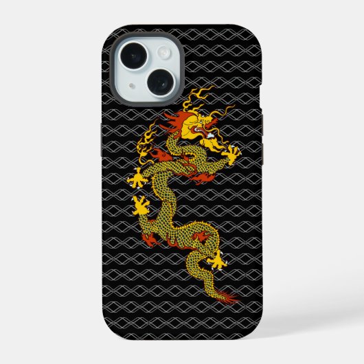 Chinese Draak iPhone 15 Case (Achterkant)