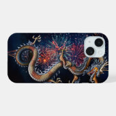Chinese Draak iPhone 15 Case (Achterkant horizontaal)