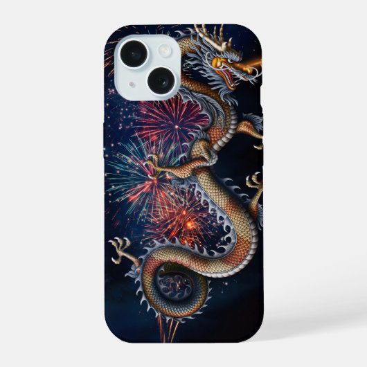 Chinese Draak iPhone 15 Case (Achterkant)