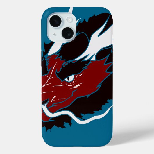 Chinese draak iPhone case (Achterkant)