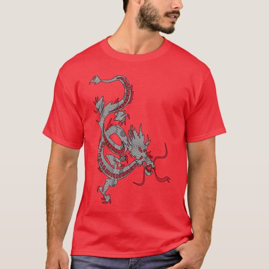 Chinese draak - Jaar van de draak T-shirt (Voorkant)