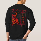 Chinese draak - Jaar van de draak T-shirt (Achterkant)