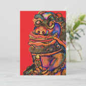 Chinese draak kaart (Staand voorkant)