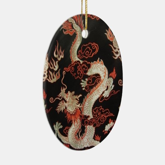 Chinese draak keramisch ornament (Rechts)