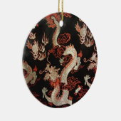 Chinese draak keramisch ornament (Rechts)