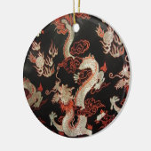 Chinese draak keramisch ornament (Links)