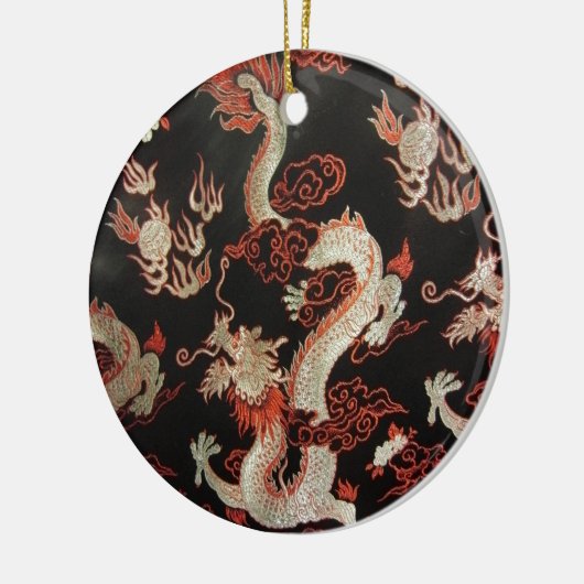 Chinese draak keramisch ornament (Links)