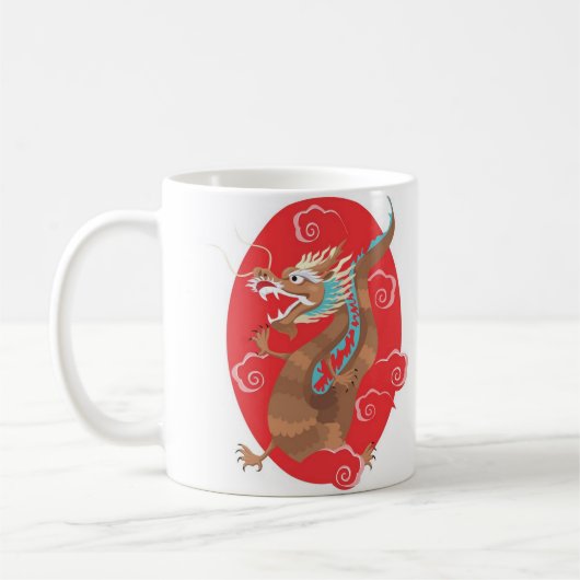 Chinese draak koffiemok (Links)