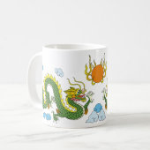 Chinese draak (lang) koffiemok (Voorkant links)