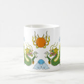 Chinese draak (lang) koffiemok (Center)