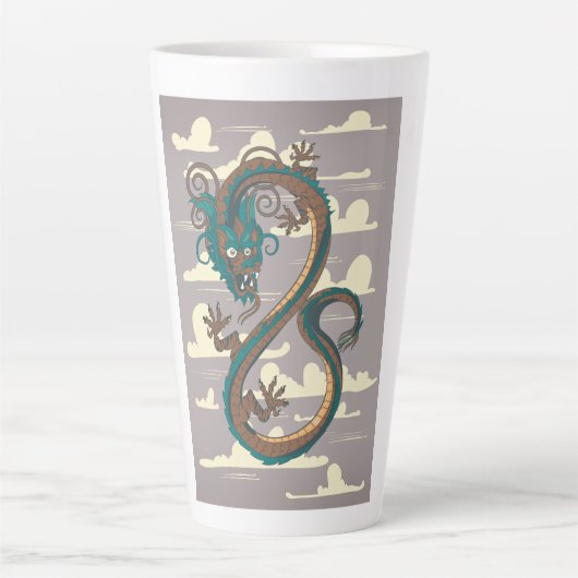 Chinese Draak Latte Mok (Voorkant)