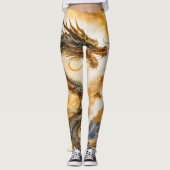 Chinese draak leggings (Voorkant)