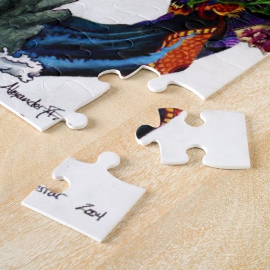 Chinese draak legpuzzel (Zijkant)