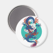 Chinese draak magneet (Voorkant / Achterkant)