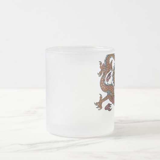 Chinese draak matglas koffiemok (Center)