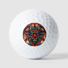 Chinese Draak met Vlammen Golfballen
