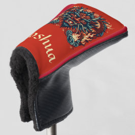 Chinese Draak met Vlammen Golfheadcover