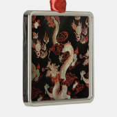 Chinese draak metalen ornament (Rechts)