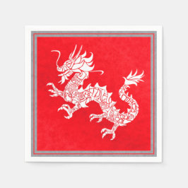 Chinese draak Napkins Servet