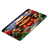 Chinese Draak Nieuwjaar 2024 Temple FlexM Magneet (Linkerzijde)