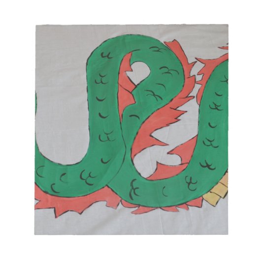 Chinese draak notitieblok (Voorkant)