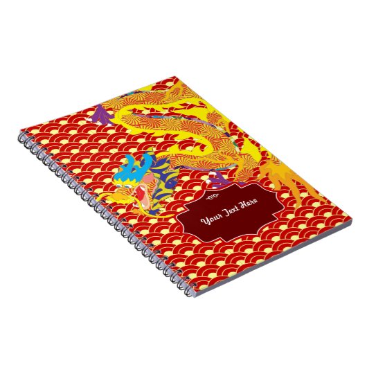 Chinese draak notitieboek (Rechterzijde)