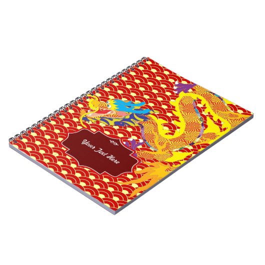 Chinese draak notitieboek (Linkerzijde)