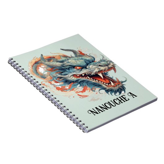 chinese draak notitieboek (Rechterzijde)