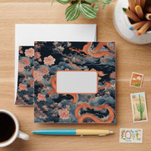 Chinese draak oosterse donkere chinoiserie