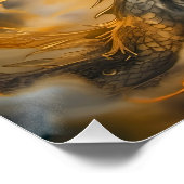 Chinese draak perfect poster (Hoek)