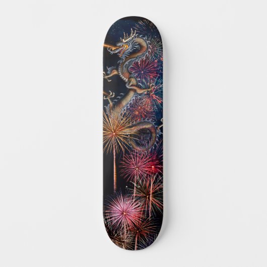 Chinese Draak Persoonlijk Skateboard (Voorkant)