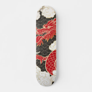 Chinese draak persoonlijk skateboard