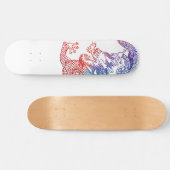 Chinese draak persoonlijk skateboard (Horizontaal)